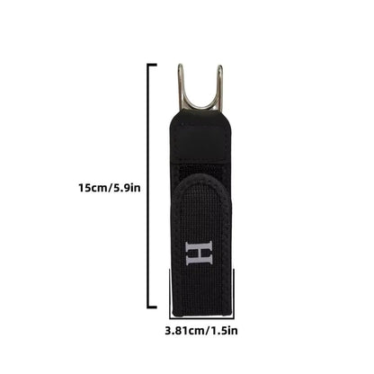 No-buckle comfort belt worn under dress shirt