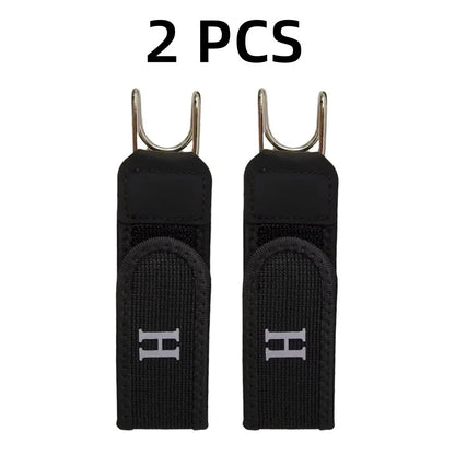 No-buckle comfort belt worn under dress shirt